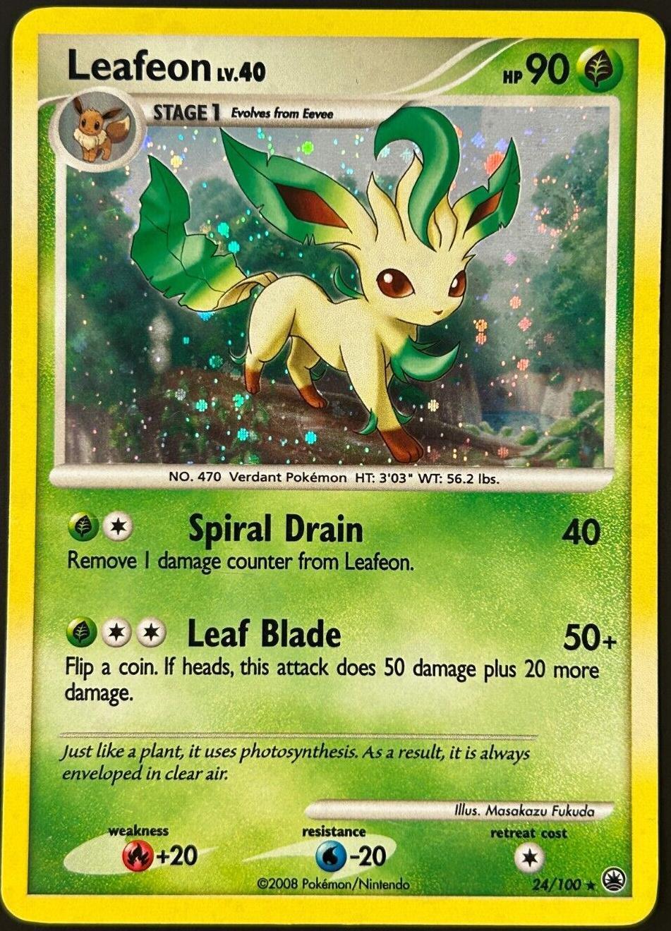 Majestic Dawn Leafeon [Holo] Pokémon card